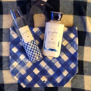 Bath and Body Works Gingham Bundle